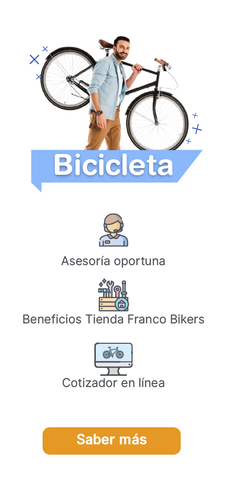 Productos y servicios, seguros bicicletas